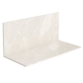 Tampo e Painel Para Balcão 120cm MDP Minsk K02 Travertino - Mpozenato