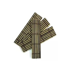 Kit 4 Jogo Americano Esteira De Mesa Bambu Cozinha 30X38Cm