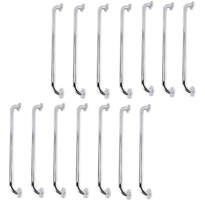 Barra de Apoio 70cm Inox Kit 14 Unidades Idoso Gestante Deficiente Criança Segurança Casa Banheiro Box Acessibilidade Resistente Proteçao Suporte