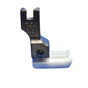 Pé Calcador De Teflon Pesponto Compensado Para Maquina Reta Industrial Lado Esquerdo 3mm Tcl-1/8e