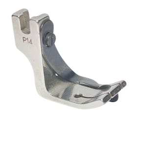 Pé Calcador Guia Superior Direita Flexível Reta Industrial 6mm P14 - 36465 1/4