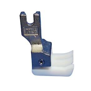 Pé Calcador De Teflon Pesponto Compensado Para Maquina Reta Industrial Lado Esquerdo 6mm Tcl-1/4e