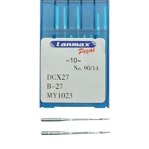Agulha Para Máquina Overloque E Interloque Dcx27 - Pct C- 10 - Numero 14