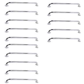 Barra de Apoio Barra 70cm Inox Kit 15 Unidades Suporte Cadeirante Idoso Deficiente Gestante Box Banheiro Corrimao Acessibilidade Segurança Resistente