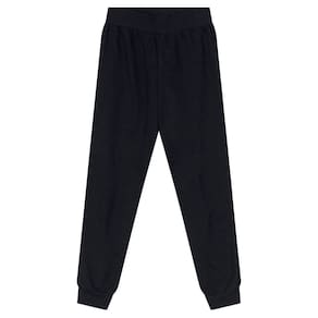 Calça jogger infantil menina em moletinho Brandili Preto