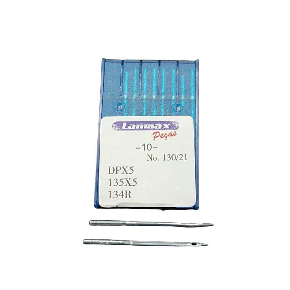 Agulha Cabo Grosso Dpx5 Para Maquina De Costura Reta Industrial Numero 21