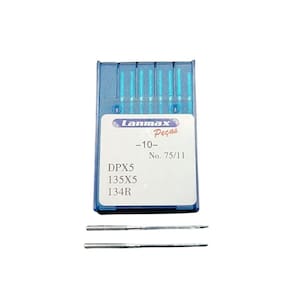 Agulha Cabo Grosso Dpx5 Para Maquina De Costura Reta Industrial Numero 11