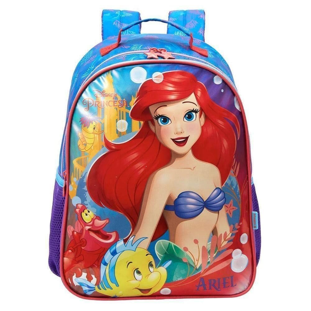Mochila Costas 14 Disney Pequena Sereia Ariel Xeryus