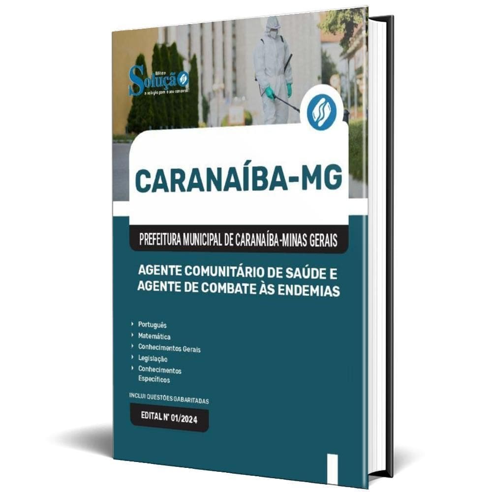 Apostila Prefeitura Caranaíba Mg 2025 Agente Comunitário