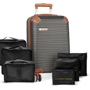 Mala Média 23Kg Sevilla Reforçada Expansível E Cadeado + Kit
