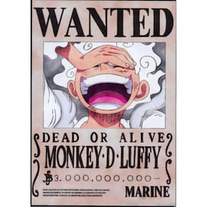 Quadro Dead Or Alive Monkey D. Luffy Marine-No
