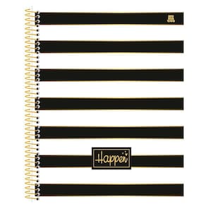 Caderno Colegial 10 Matérias 160Fls Happen Listras Animativa