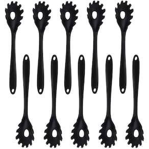Pegador De Massa Silicone Preto Grande Kit 10 Un