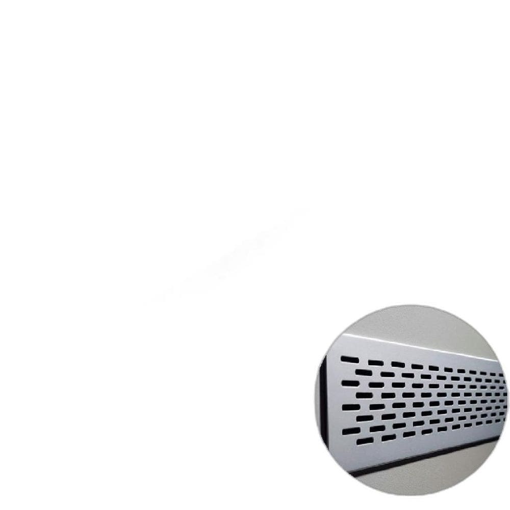 Grade Ventilacao 900Mm Aba 28 Aluminio