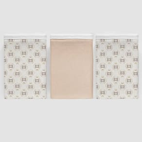 Kit 3 Pçs Fronha Bebê 30X40 100% Algodão Baby Royal Bege