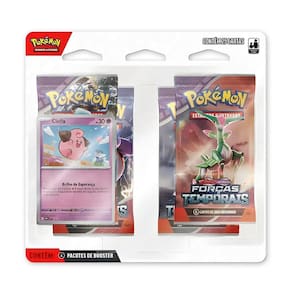Blister Pokemon Coleção Forças Temporais Cartas Copag Ev05 C