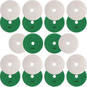 10 X Lixas Discos Grão Liso 4 Pol.100Mm Diamantada Granito