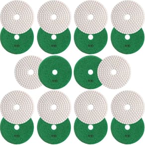 10 X Lixas Discos Grão Liso 4 Pol.100Mm Diamantada Granito