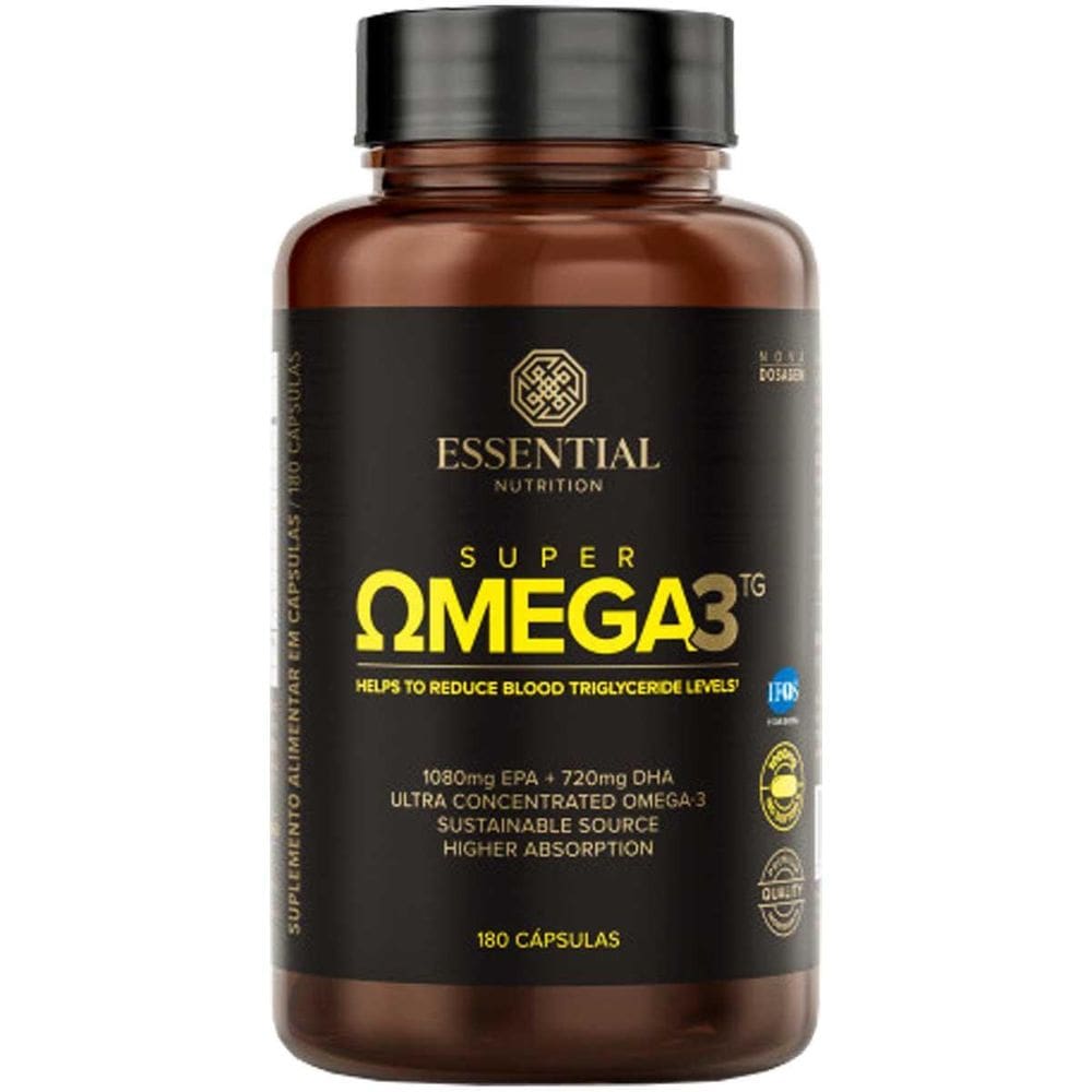 Ômega 3 Essential Super Ômega 3 Tg 1000Mg Com 180 Cápsulas