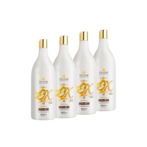Kit 4 Ox Água Oxigenada E Oxidante Estabilizada Profissional