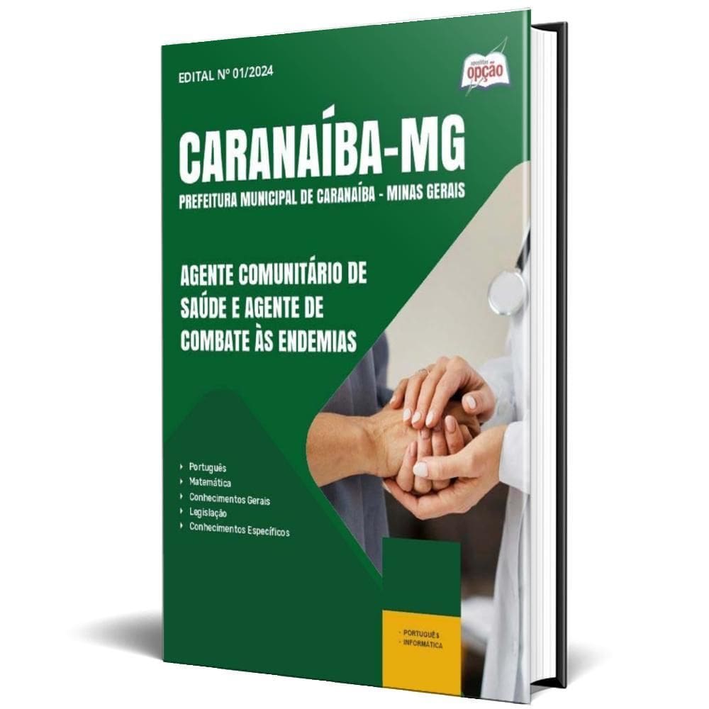 Apostila Prefeitura Caranaíba Mg 2025 Agente Comunitário