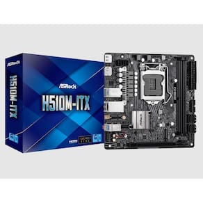 Placa Mae Asrock Mini Itx H510M-Itx Lga1200 2Xddr4 64Gb,Pcie