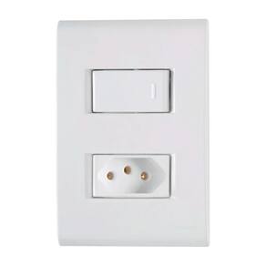 Módulo Interruptor Simples Tramontina Branco 10A