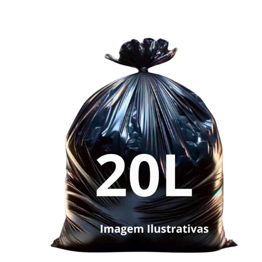 Saco De Lixo De 20 Litros Com 5 Unidades