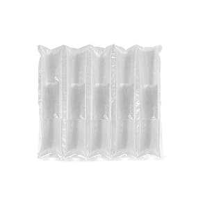 100 Almofadas Bolsa Travesseiro Plástico bolha de Ar Cheio Inflado Tube 33cm x 8cm 40 Micras Enchimento Embalagem Protetivo