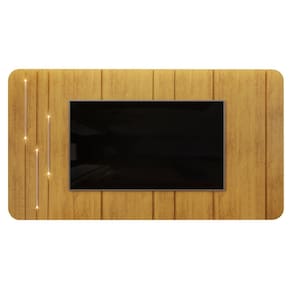 Painel para TV Suspenso 75 Pol 240cm Celi D04 Cedro - Mpozenato