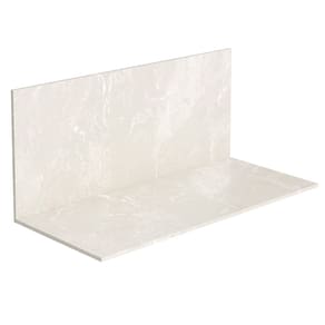 Tampo e Painel Para Balcão 120cm MDP Minsk K02 Travertino - Mpozenato