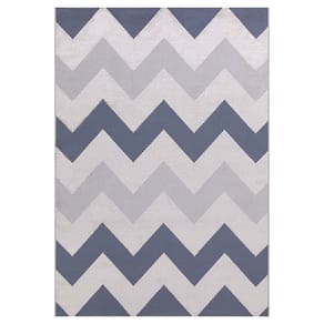 Tapete Para Sala Nilo 05 Azul E Bege 2,50x3,00m - Edantex