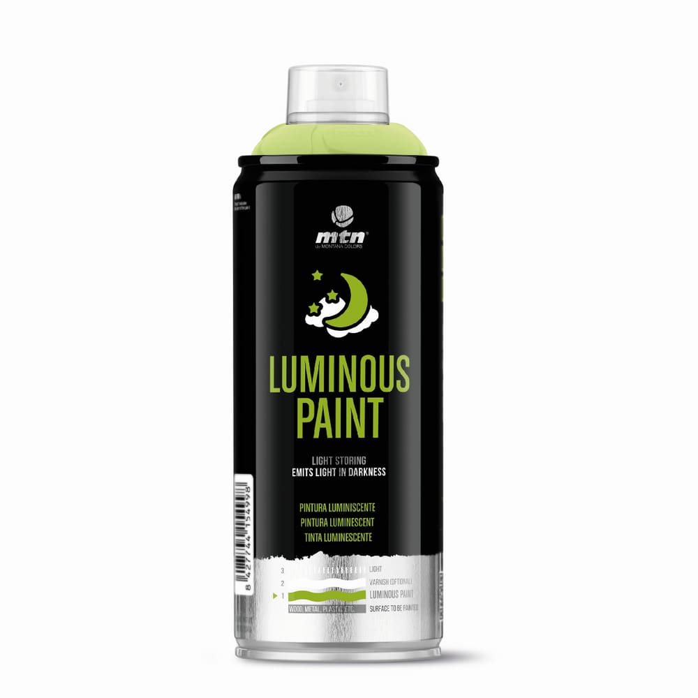 Tinta Spray Fotoluminescente 400ml PRO MTN