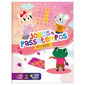 Cartilha De Atividades Jogos E Passatempos 16 Folhas Tilibra