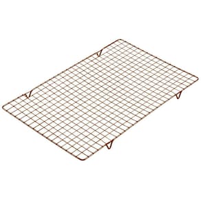Grade Resfriamento Retangular Antiaderente Terracota 40 Cm