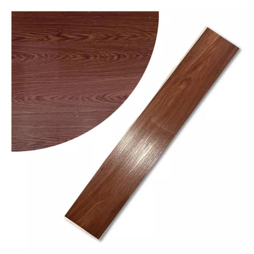 Piso Vinilico Autocolante 36 Réguas Madeira Escura 5M2
