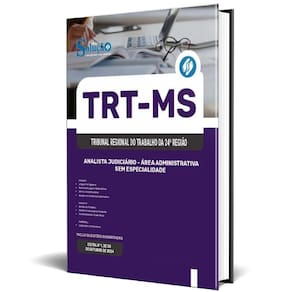 Apostila Trt Ms 2024 Analista Judiciário Área Administrativa