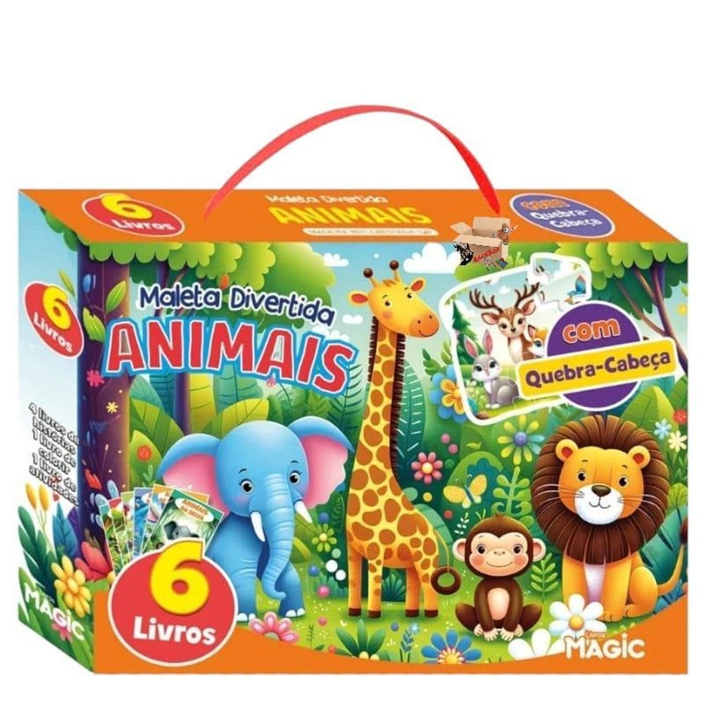 Kit Livro Infantil Maleta Divertida 6 Livros | Casas Bahia
