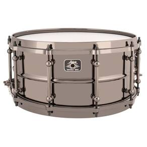 Caixa Bateria Ludwig Universal Brass Black Magic 14X6,5 Aro