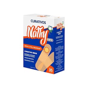 Curativos Cor Bege Pequenos Ferimentos 35 Unidades Nathy