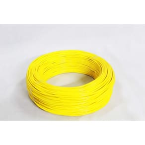 Fio Cabo Flexível 4 Mm 40 Metros Amarelo