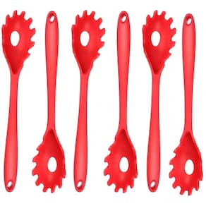 Pegador De Massa Silicone Vermelho Grande Kit 06 Un