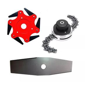 Kit Lâminas Roçadeira Lâmina 6P + Trimmer + Lâmina 2P +