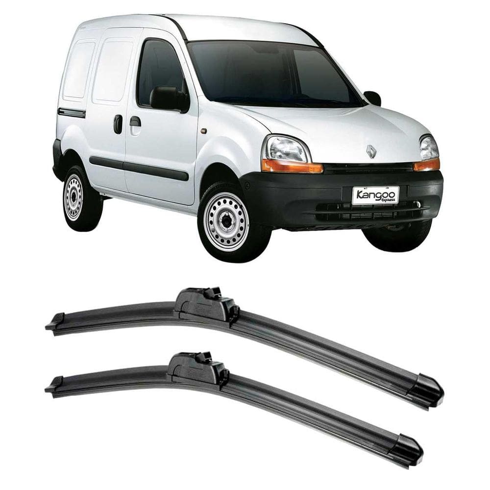 Par Palheta Limpador Frontal Kangoo Furgão 1997 A 2018 Todos