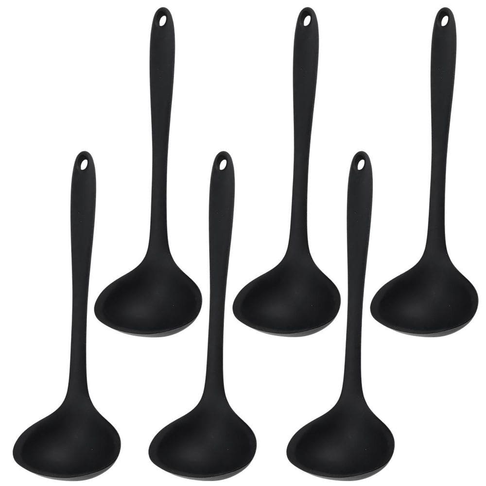 Concha De Silicone Preta Grande Kit 06 Un