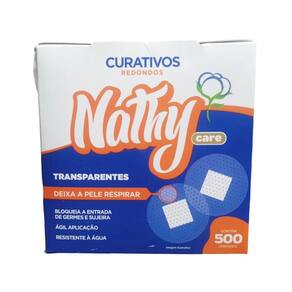 Curativos Redondos Transparentes Pequenos Ferimentos 500