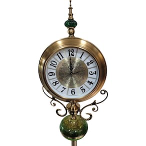 Relógio Pedestal Retro 142X34Cm Pés E Base Trabalhados