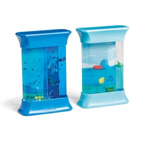 Garrafas sensoriais hand2mind Exploring Ocean Forces para crianças