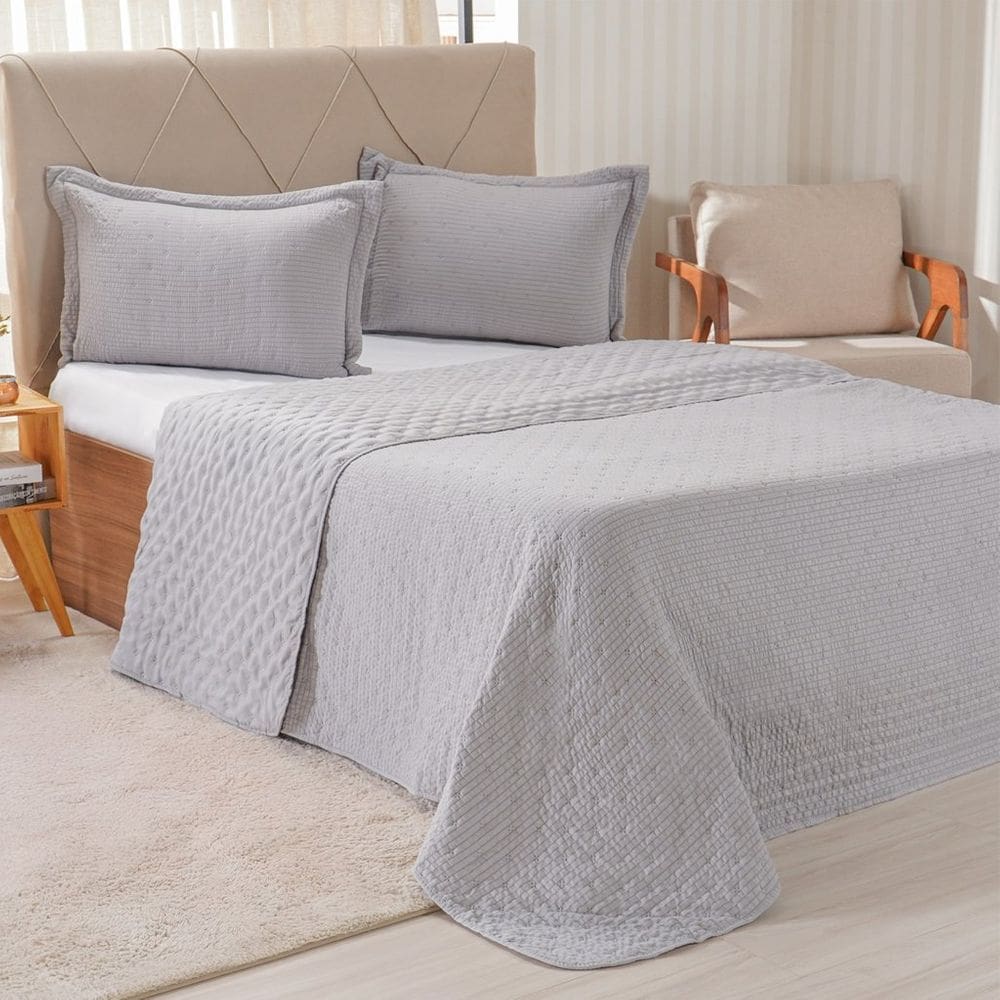 Kit Colcha Casal Santorini New 220x240cm