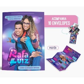 Álbum Oficial Rafa & Luiz - + 10 Envelopes de Figurinhas